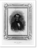 Historic Framed Print, [George H. Hill, comedian, half-length portrait, facing right],  17-7/8" x 21-7/8"