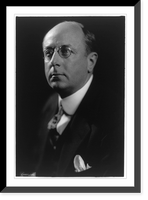 Historic Framed Print, [Homer Still&eacute; Cummings, half-length portrait, facing left],  17-7/8" x 21-7/8"