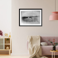 Historic Framed Print, Expedients for crossing streams,  17-7/8" x 21-7/8"