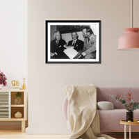 Historic Framed Print, Defends U.S. equipment in Viet Nam,  17-7/8" x 21-7/8"