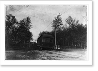 Historic Framed Print, The Hamburg Trolley, Hamburg, N.Y.,  17-7/8" x 21-7/8"