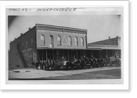 Historic Framed Print, Independence, Kansas,  17-7/8" x 21-7/8"