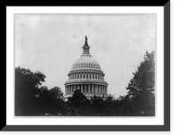 Historic Framed Print, Dome of the U.S. Capitol,  17-7/8" x 21-7/8"