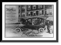 Florist truck - early model, Chicago, Illinois, Vintage Poster