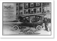 Florist truck - early model, Chicago, Illinois, Vintage Poster