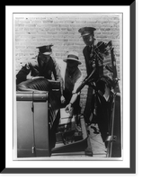 Historic Framed Print, Inaugurate first police radio system of the West ...,  17-7/8" x 21-7/8"