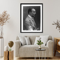 Historic Framed Print, [Ralph Beaver Strassburger, half-length portrait, facing right],  17-7/8" x 21-7/8"