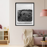 Gathering tares (lolium temulentum L.), Vintage Poster