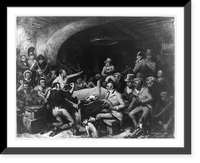 Terriers vs. rats, London 1840 Classic, Historic Reproduction