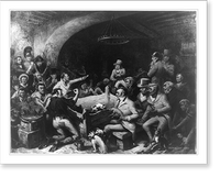 Terriers vs. rats, London 1840 Classic, Historic Reproduction