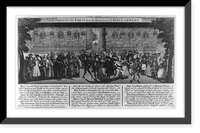 Historic Framed Print, Ridotto al' fresco, or the humours of spring gardens,  17-7/8" x 21-7/8"