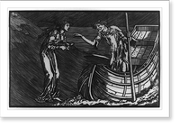 Historic Framed Print, The story of Cupid and Psyche: Charon's fee,  17-7/8" x 21-7/8" Historic Framed Print, The story of Cupid and Psyche: Charon's fee,  17-7/8" x 21-7/8"