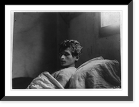 Guiseppi Uggesti, an Italian soldier in 223rd Infantry, who was in an Austrian Prison Camp at Milowitz, and is now confined to bed with tuberculosis Classic, Antique Wall Art