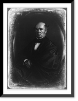 Historic Framed Print, [Levi Woodbury, three-quarter length portrait, seated, facing left],  17-7/8" x 21-7/8"
