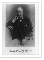 Historic Framed Print, [David D. Field, three-quarter length portrait, seated, facing left],  17-7/8" x 21-7/8"