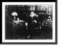 Historic Framed Print, [Neal Dow, General, seated, facing left],  17-7/8" x 21-7/8"