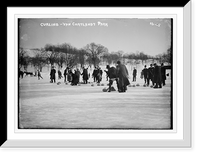 Historic Framed Print, Curling, Van Cortlandt Park, New York - 2,  17-7/8" x 21-7/8"