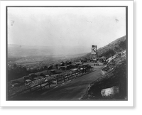 Hairpin turn, Mohawk Trail, Massachusetts, Vintage Poster