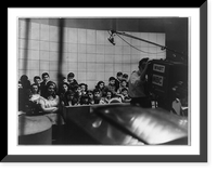 Historic Framed Print, Members of the Peanut Gallery" are shown during telecast of "Howdy Doody" show",  17-7/8" x 21-7/8"