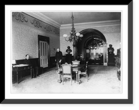 Historic Framed Print, The office lobby in the White House,  17-7/8" x 21-7/8"