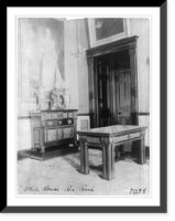 Red Room of the White House corner, Vintage Wall Art