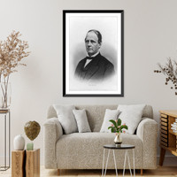 Historic Framed Print, [R.P. Buckland, head-and-shoulders portrait, facing left],  17-7/8" x 21-7/8"