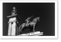 Historic Framed Print, Cort&eacute;s Monument, C&aacute;diz, Spain,  17-7/8" x 21-7/8"