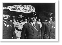 Historic Framed Print, [Hermann G&ouml;ring in the parade to Tempelhof Field, Berlin, on the national holiday of the German people],  17-7/8" x 21-7/8"