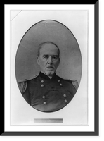 William B. Rochester, U.S. Army Paymaster General, 1882-1890, head-and-shoulders portrait, facing right, Vintage Wall Art