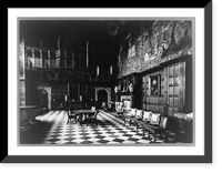 Historic Framed Print, The Great Hall, Hatfield House, Hatfield, England,  17-7/8" x 21-7/8"