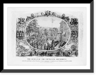 The result of the Fifteenth Amendment, and the rise and progress of the African race in America and its final accomplishment, and celebration on May 19th, A.D., 1870 - 2 Classic, Antique Print