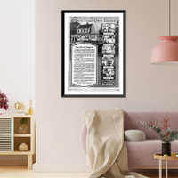 Historic Framed Print, Own your own home,  17-7/8" x 21-7/8"