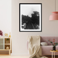 Railroad near Bf.(?) (probably Bluefields) looking toward Greytown Classic, Historic Reproduction