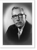 Historic Framed Print, [Claude Pepper, head-and-shoulders portrait, facing left],  17-7/8" x 21-7/8"