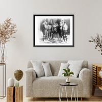 Historic Framed Print, Wins A.A.A.U. Basketball Championship, the New York University team was victorious in the recent American Amateur Athletic Tournament at Atlanta, Ga.,  17-7/8" x 21-7/8"