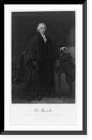 Historic Framed Print, [Oliver Ellsworth, full-length portrait, standing, facing right, left hand on stack of books],  17-7/8" x 21-7/8"