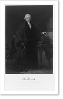 Oliver Ellsworth, full-length portrait, standing, facing right, left hand on stack of books, Vintage Print