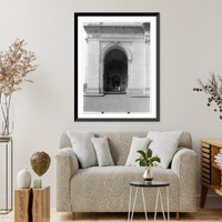 Historic Framed Print, Hallway through entrances to Union Station, [Washington, D.C.],  17-7/8" x 21-7/8"