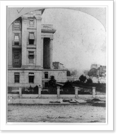 Treasury Building, from stereo in Smithsonian Institution, Historic Print
