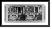 Historic Framed Print, Grave of John C. Calhoun, in front of St. Philip's Church, Charleston, S.C.,  17-7/8" x 21-7/8"