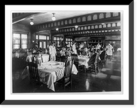 Dining room, Hotel Bisonte, Hutchinson, Kansas, Vintage Wall Art