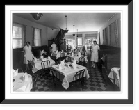 General interior view of the Sterling Cafe dining room, Ocean City, N.J, Antique Print