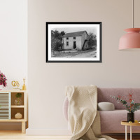 Historic Framed Print, Name: Three families live in this shack: one room above and one below. Bottomley's farm near Baltimore, Md. July 7, 1909. Location: Baltimore, Maryland.,  17-7/8" x 21-7/8"