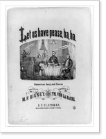 Historic Framed Print, Let us have pease, ha, ha,  17-7/8" x 21-7/8"