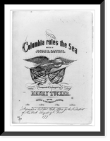 Columbia rules the sea Classic, Vintage Poster
