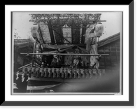 Historic Framed Print, [Japan: Kaagura" dance. people on stage]",  17-7/8" x 21-7/8"