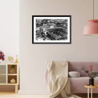 Historic Framed Print, Central High School, showing stadium, Washington, D.C.,  17-7/8" x 21-7/8"