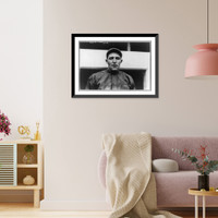 Historic Framed Print, [Jay Kirke, baseball player for Boston Nationals, head-and-shoulders portrait, facing front, in uniform],  17-7/8" x 21-7/8"