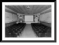 Historic Framed Print, [Entrances of moving picture theaters, no. 10, Normal Theatre, 6850 Halstead Street, Chicago. interior],  17-7/8" x 21-7/8"
