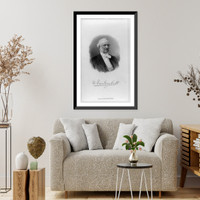 Historic Framed Print, [Cornelius Vanderbilt, head-and-shoulders portrait, facing right],  17-7/8" x 21-7/8"